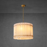 San Marco Alabaster Round Chandelier 22"