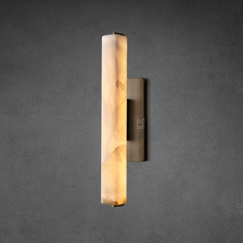 Audubon Alabaster Single Sconce