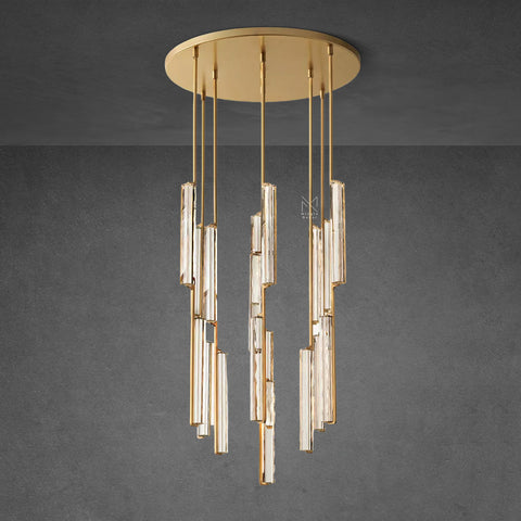 Audubon Crystal Round Chandelier 40"