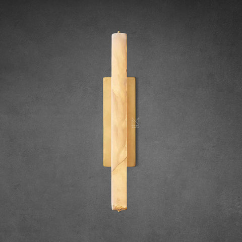 Audubon Alabaster Single Sconce