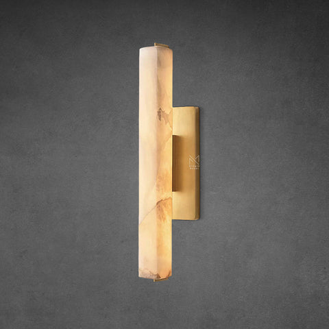 Audubon Alabaster Single Sconce