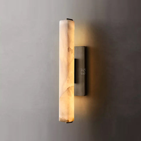 Audubon Alabaster Single Sconce