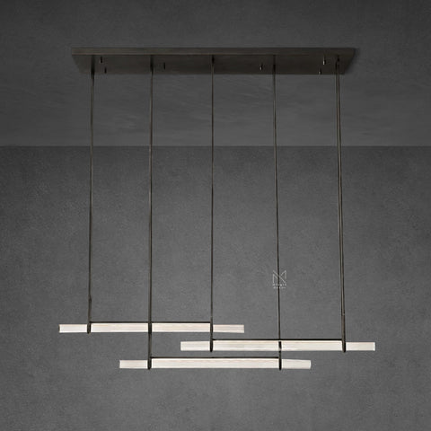 Audubon Triple Bar Linear Chandelier
