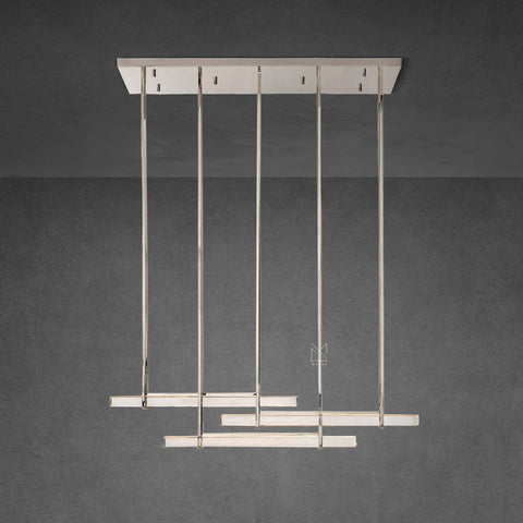 Audubon Triple Bar Linear Chandelier