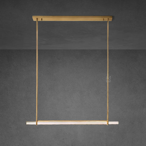 Audubon Single Bar Linear Chandelier 60″