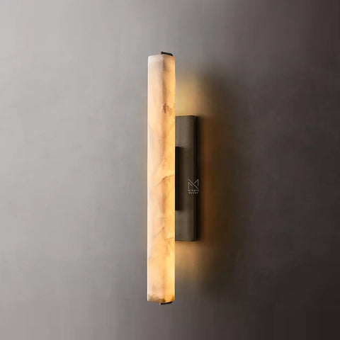 Audubon Alabaster Single Sconce