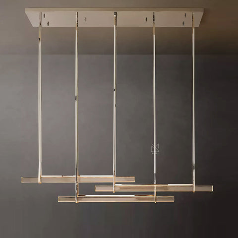 Audubon Triple Bar Linear Chandelier