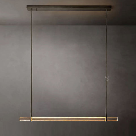 Audubon Single Bar Linear Chandelier 60″