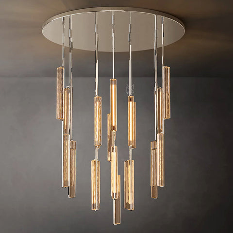 Audubon Crystal Round Chandelier 56"