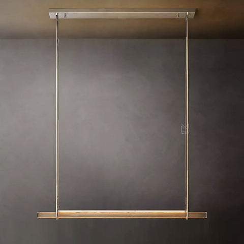 Audubon Single Bar Linear Chandelier 60″